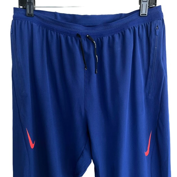 Nike Dri-fit ADV AeroSwift Men's Racing Pants Joggers Deep Royal Blue L - Picture 4 of 10